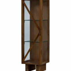Woood Kella 1-deurs kast mango hout bruin Online