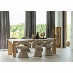 Woood Kella 1-deurs kast mango hout naturel Clearance