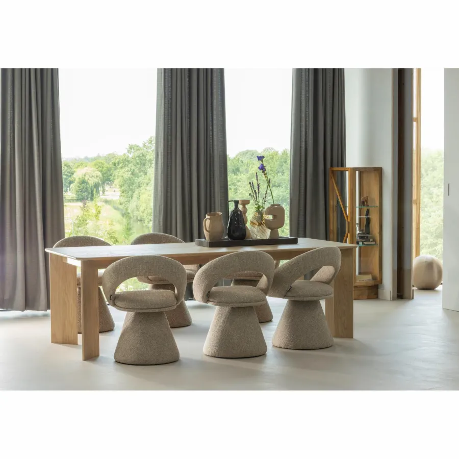 Woood Kella 1-deurs kast mango hout naturel Clearance