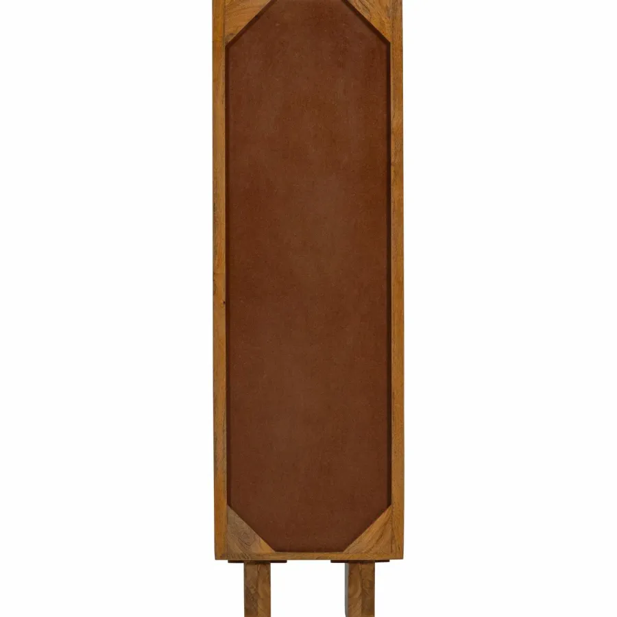 Woood Kella 1-deurs kast mango hout naturel Clearance