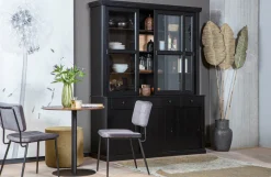 Woood Lagos Winkelkast Grenen Zwart [fsc] Online