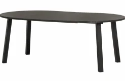 Woood Lange Jan Uitschuifbare Eettafel Rond Eiken Blacknight [fsc] Sale