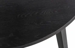 Woood Lange Jan Uitschuifbare Eettafel Rond Eiken Blacknight [fsc] Sale