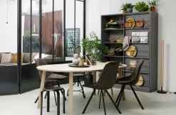 Woood Lange Jan Uitschuifbare Eettafel Rond Eiken Sydney [fsc] New