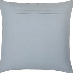 Woood Laon kussens velvet naturel/blauw - set van 3 Outlet