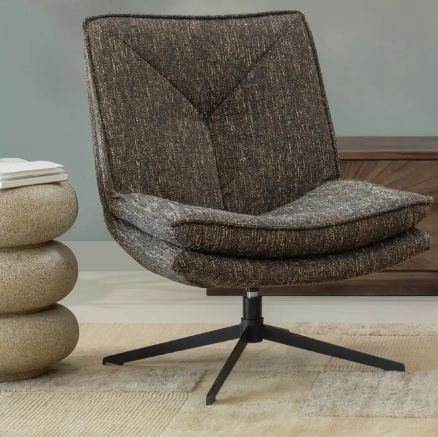 Woood Laurel bijzettafel met spikkels beige Discount