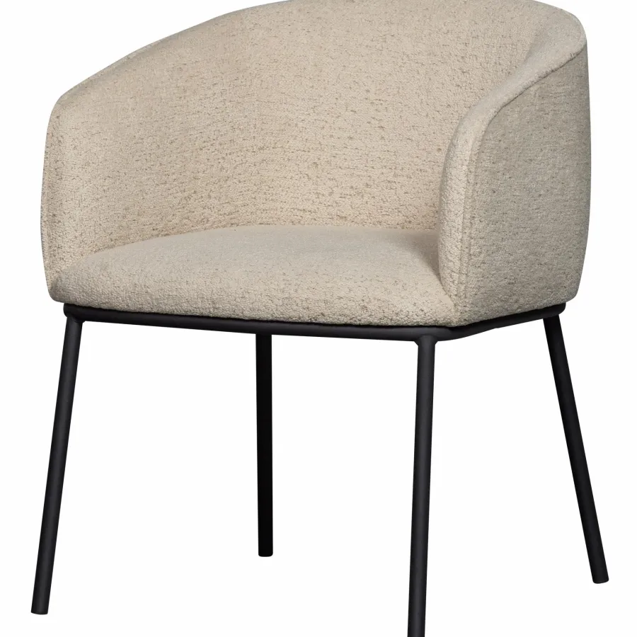 Woood Leon eetkamerstoel naturel melange Outlet