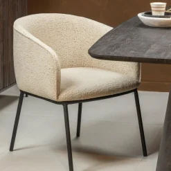 Woood Leon eetkamerstoel naturel melange Outlet