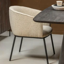 Woood Leon eetkamerstoel naturel melange Outlet
