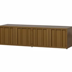Woood Level tv-meubel metaal honinggeel 44x160cm New