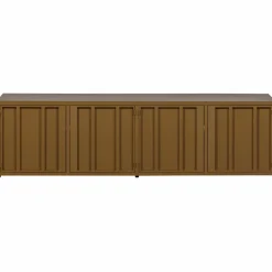Woood Level tv-meubel metaal honinggeel 44x160cm New
