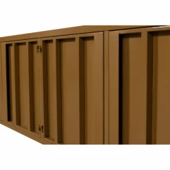 Woood Level tv-meubel metaal honinggeel 44x160cm New