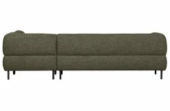 Woood Lloyd Hoekbank Rechts Grof Geweven Groen Melange Discount