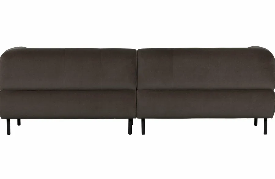 Woood Lloyd 4-zits Bank Gewassen Fluweel Cast Iron Clearance