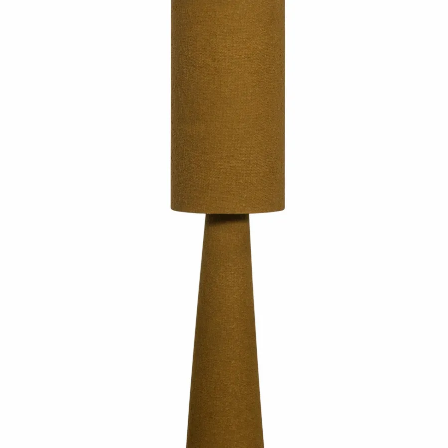 Woood LOFT tafellamp metaal/boucle tapenade 90xO22CM Online