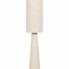 Woood Loft vloerlamp metaal/boucle naturel met stippen 130xo30cm Hot