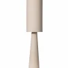 Woood Loft vloerlamp metaal/bouclé naturel 130xø30cm Outlet