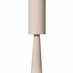 Woood Loft vloerlamp metaal/bouclé naturel 130xø30cm Outlet