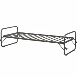 Woood Lucy eenpersoons onderschuifbed metaal zwart 90x200cm Online