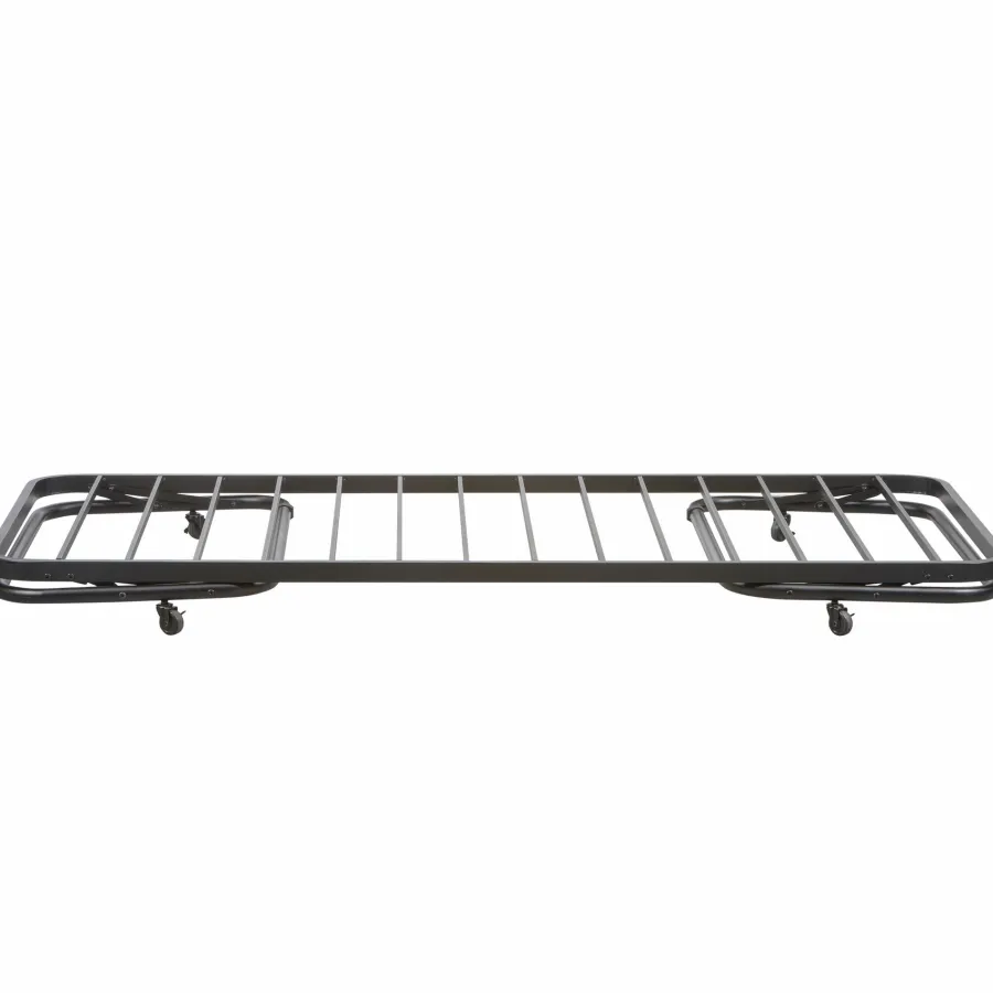 Woood Lucy eenpersoons onderschuifbed metaal zwart 90x200cm Online