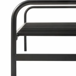 Woood Lucy eenpersoons onderschuifbed metaal zwart 90x200cm Online