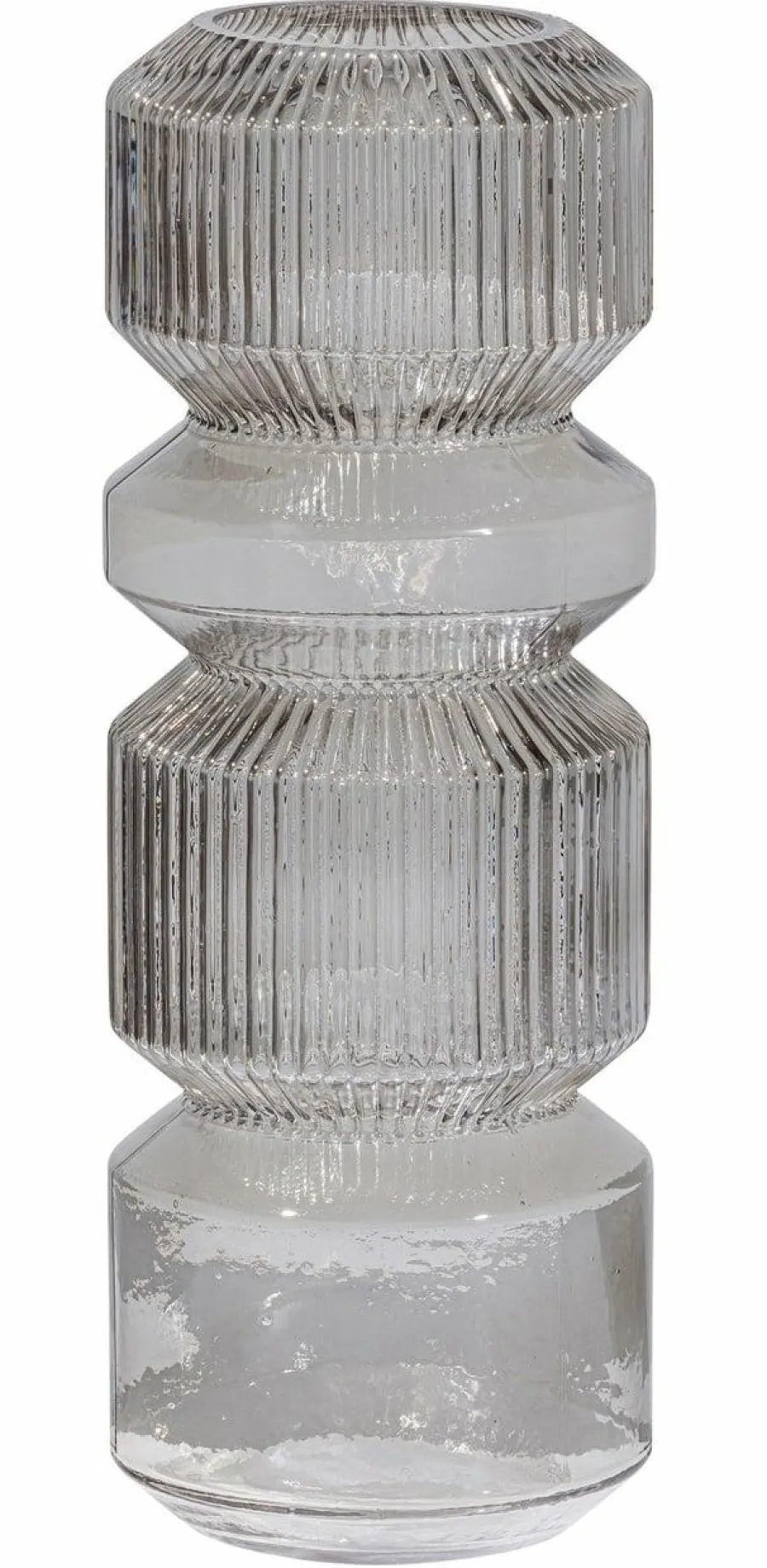 Woood Lyle Vaas Glas Licht Groen 35xØ13cm Outlet