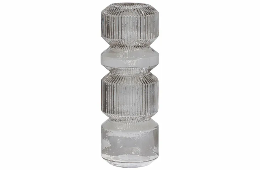 Woood Lyle Vaas Glas Licht Groen 35xØ13cm Outlet