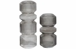 Woood Lyle Vaas Glas Licht Groen 35xØ13cm Outlet