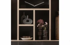 Woood Lyle Vaas Glas Licht Groen 35xØ13cm Outlet