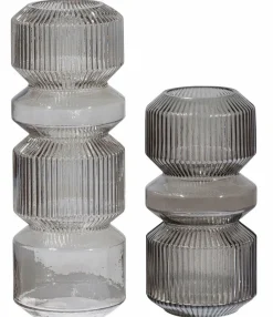 Woood Lyle Vaas Glas Warm Groen 25x?12cm Online