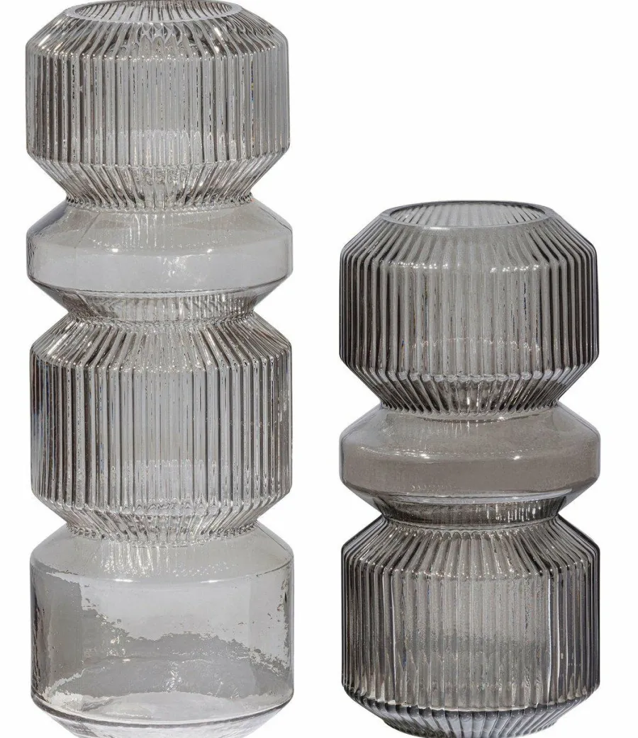 Woood Lyle Vaas Glas Warm Groen 25x?12cm Online