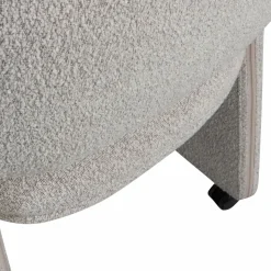 Woood Lyric eetkamerstoel met wielen greige Outlet