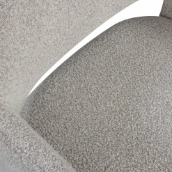 Woood Lyric eetkamerstoel met wielen greige Outlet
