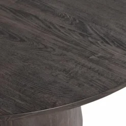 Woood Maan Eettafel Rond Mdf Donkerbruin Ø 120cm Sale