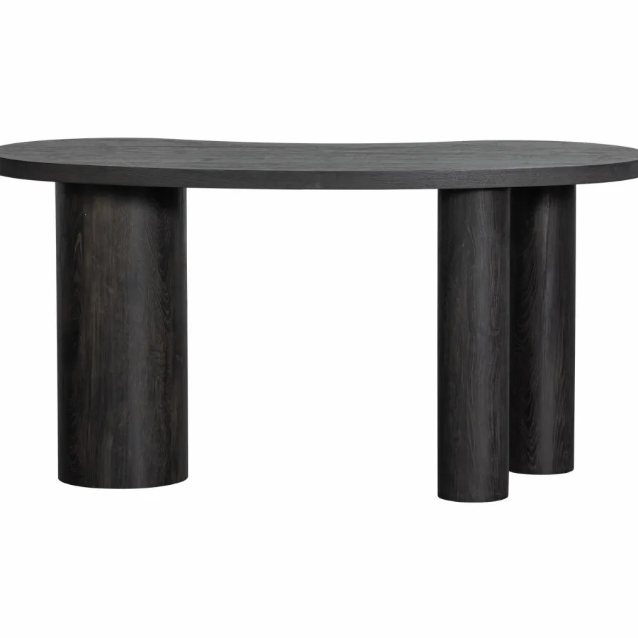 Woood MAAN organisch sidetable/bureau MDF donkerbruin Best