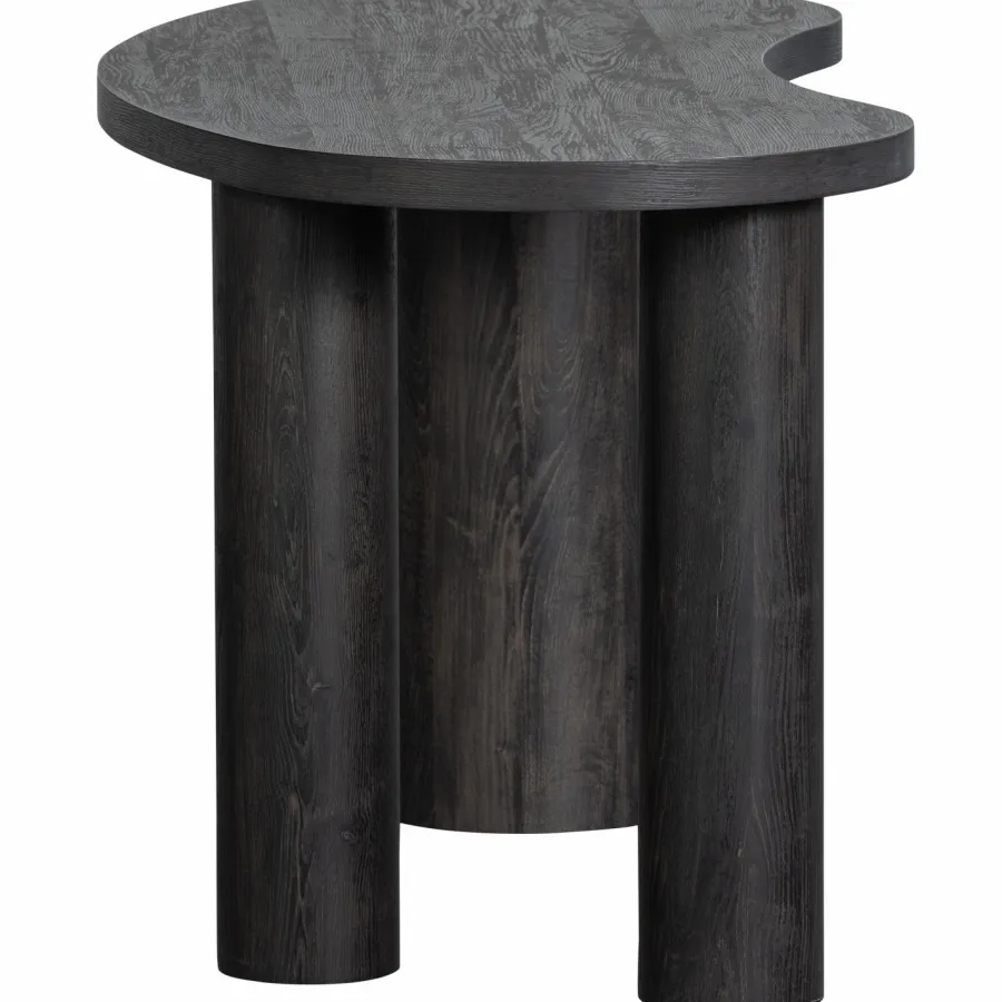 Woood MAAN organisch sidetable/bureau MDF donkerbruin Best