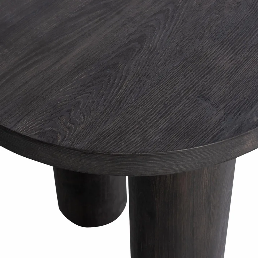 Woood MAAN organisch sidetable/bureau MDF donkerbruin Best