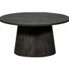 Woood Maan salontafel mdf donkerbruin 45xø60cm