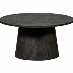 Woood Maan salontafel mdf donkerbruin 45xø60cm