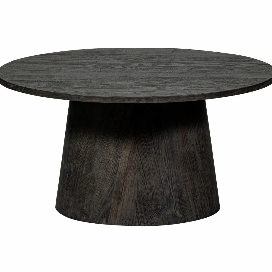 Woood Maan salontafel mdf donkerbruin 45xø60cm