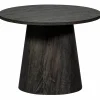 Woood Maan salontafel mdf donkerbruin 40xø80cm Outlet