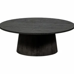 Woood Maan salontafel mdf donkerbruin 35xø100cm Discount