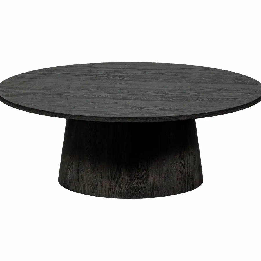 Woood Maan salontafel mdf donkerbruin 35xø100cm Discount