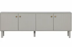 Woood Madu Tv Meubel Grenen Wolkengrijs [fsc] New