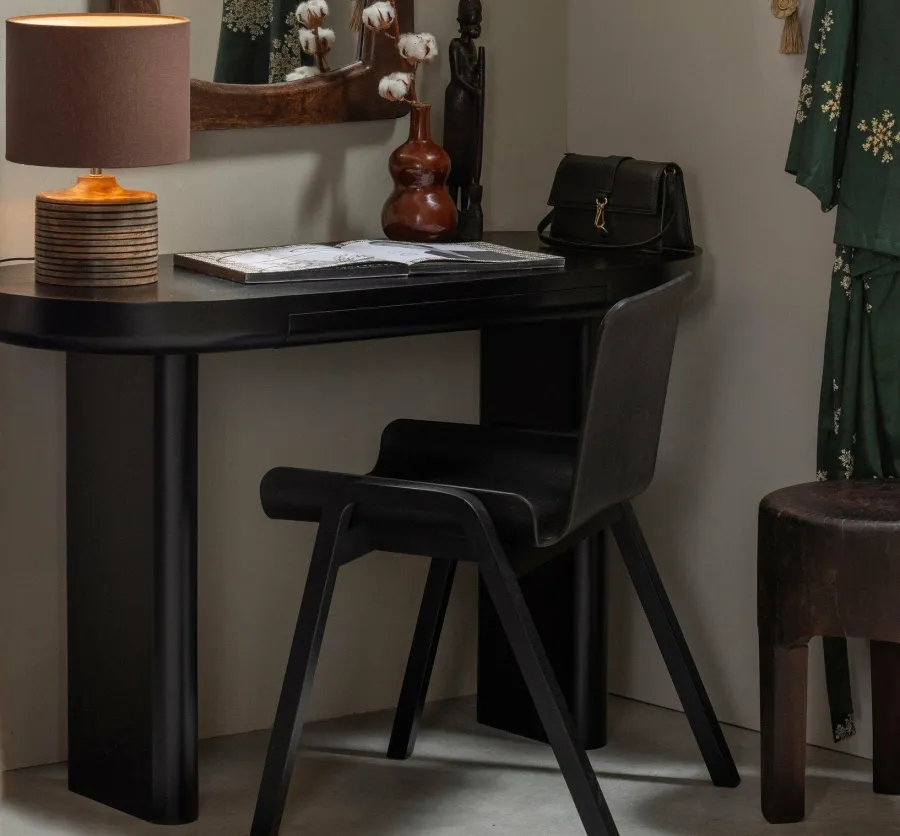 Woood Mael bureau/sidetable fineer zwart Sale