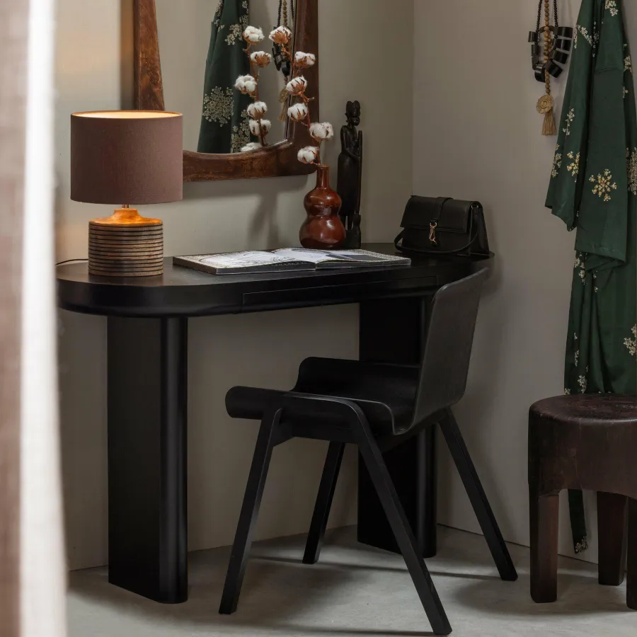 Woood Mael bureau/sidetable fineer zwart Sale
