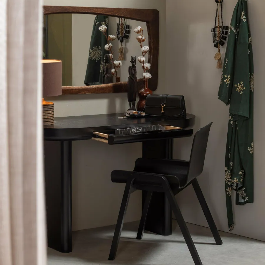 Woood Mael bureau/sidetable fineer zwart Sale