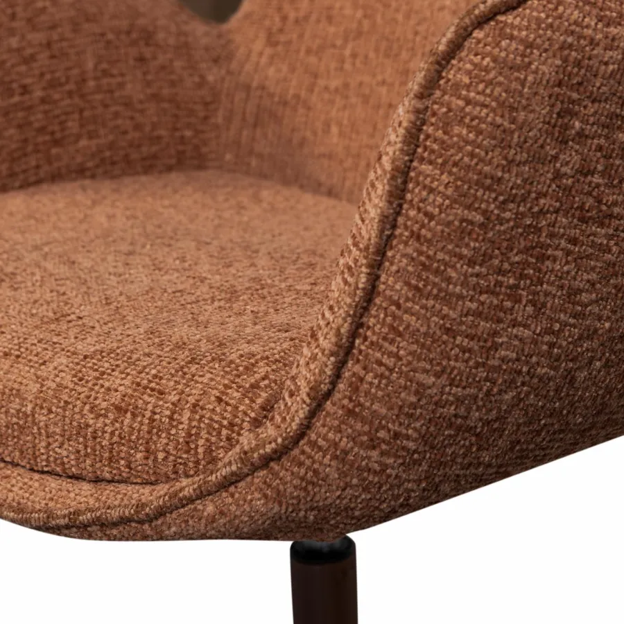 Woood Marten in hoogte verstelbare fauteuil oranje Sale