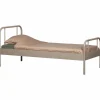 Woood Mata 1-persoons bed metaal zand 90x200cm Online