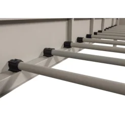 Woood Mata 1-persoons bed metaal zand 90x200cm Online